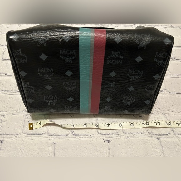 MCM Black Boston Dog Bone Bag - EUC - Picture 5 of 16